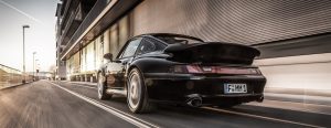 Porsche in voller Fahrt